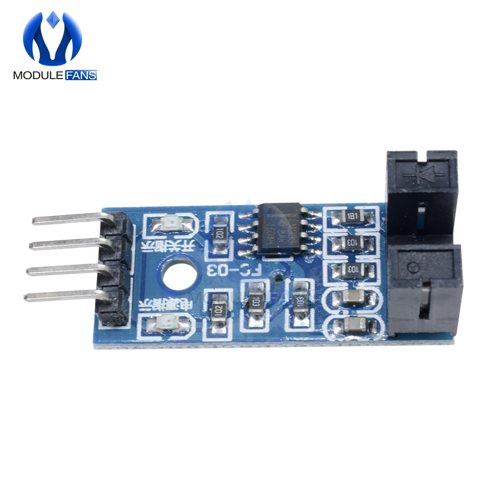 Модуль датчика скорости LM393 для Arduino оптопара с разъемом типа IR 2 шт. модуль