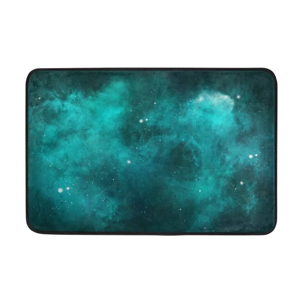 

Gorgeous Green Space Printed Bathroom Mat PVC Mesh Thicken Blended Floor Bath Mats Set Non Slip Bathroom Toliet Rugs 40*60cm