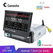 Camecho 1 Din автомагнитола Android радио Bluetooth Автомагнитола Автомобильный мультимедийный gps Зеркало Ссылка AM/FM/RDS Авто MP5 радио плеер