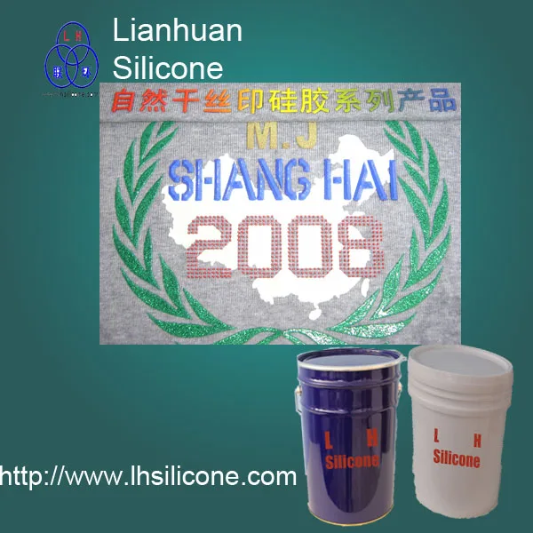 liquid screen printing silicone ink from factory for silicone rubber