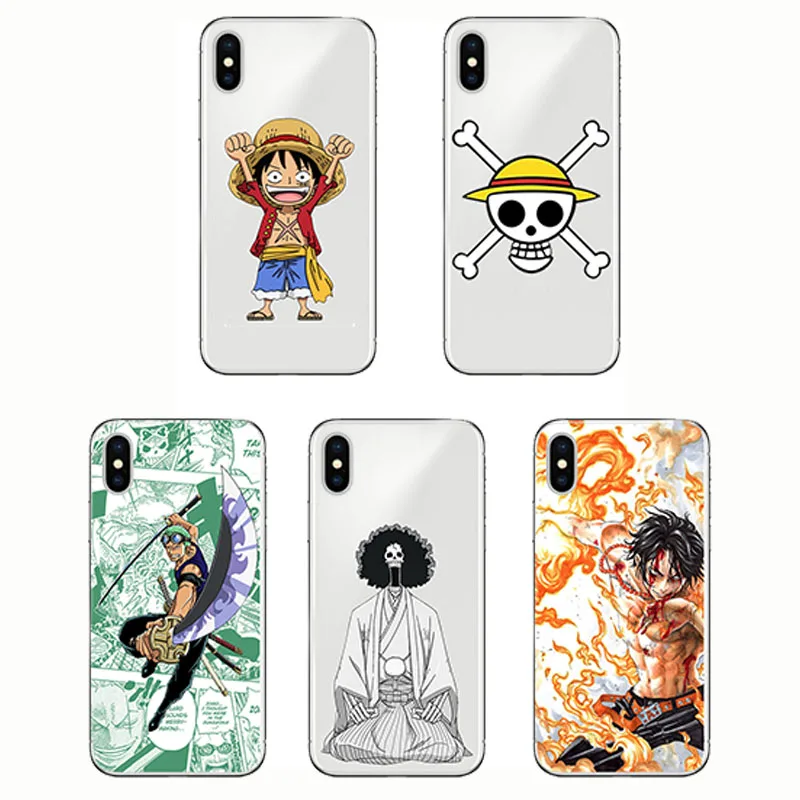 

Silicone Soft ONE PIECE Phone Case Japanese Anime Luffy Zoro Coque for Apple iphone 7 8 plus XS MAX 6PLUS XR 6S X 5 6 5S SE