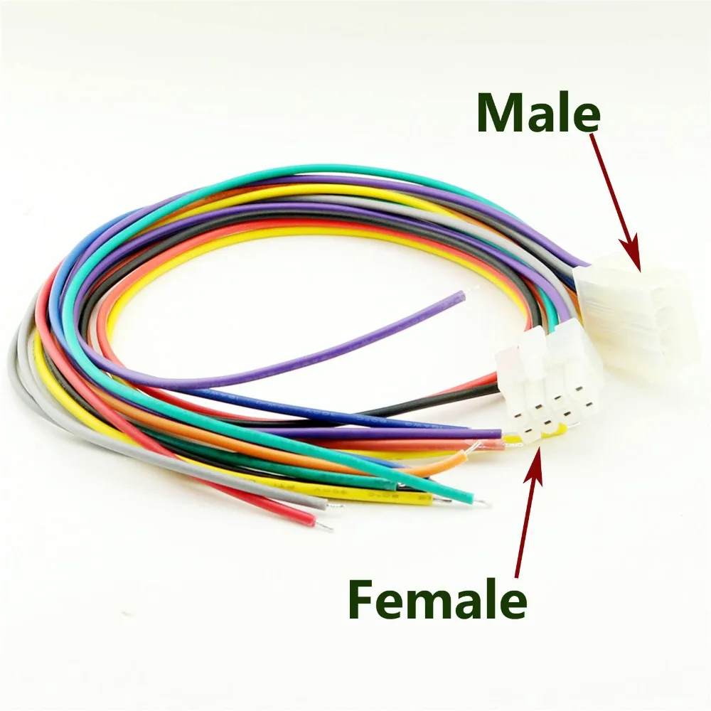 

10pcs ATX 8 Pin 2 X 4 Pin Male & Female Motherboard CPU EPS Power Supply Adapter Cable 30cm