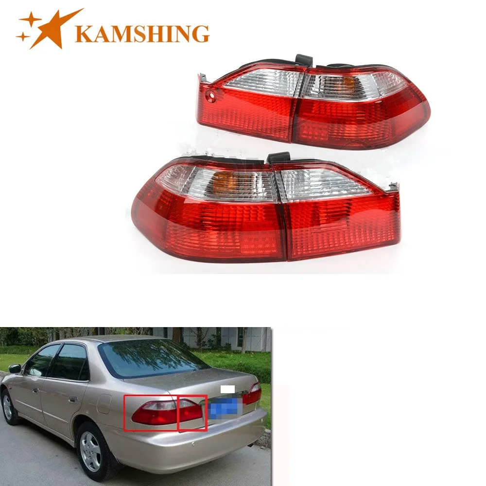 

CAPQX 4PCS/set For Honda 9th ACCORD CG1 CG5 CF9 1998-2002 Rear Bumper Tail Light taillight taillamp tail lamp headlight headlamp
