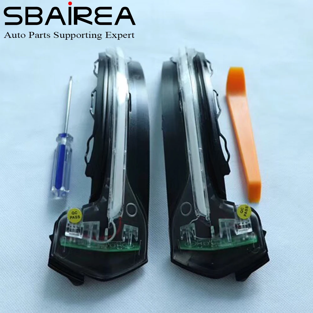 

SBAIREA Turn Signal LED Light for Audi A3 Side Mirror Light Blinker Dynamic A3 Side Wing Rearview Mirror Indicator 2014-2018