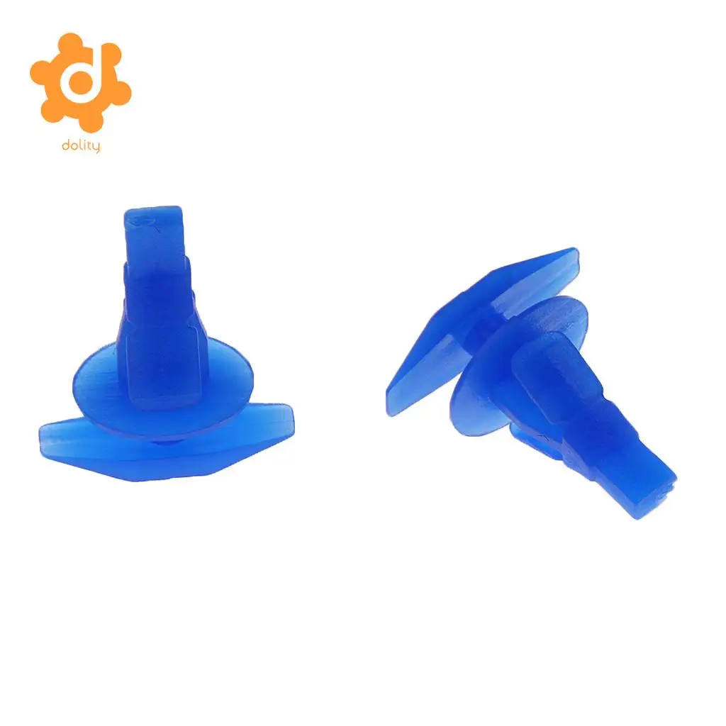 dolity 100 Pieces Car Door Sealing Strip Trim Panel Rivet Fastener 7.8mm Hole