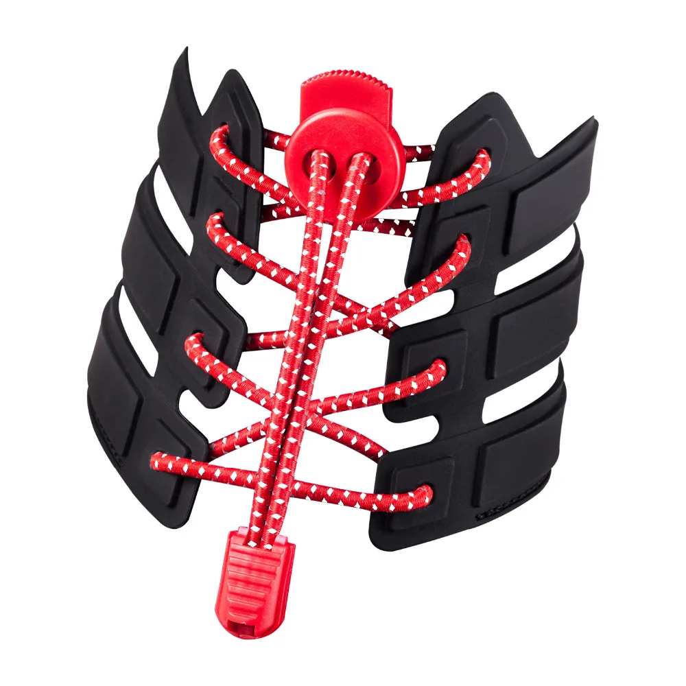 

Reflective Quicklace 1 pair Of Lock Shoe Laces Elastic Sneaker Shoelaces Shoestrings Trail Running/Jogging/Triathlon 6 Colors