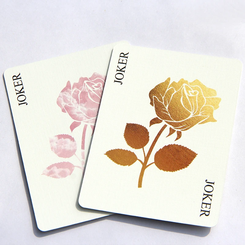 1 палубная бумажная Роза игральные карты Cardistry Art Poker семейные вечерние игровой