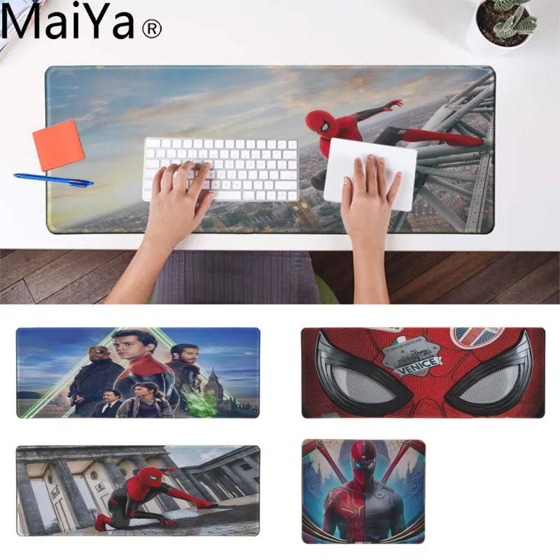 

MaiYa High Quality Spider Man Far From Home Large Mouse pad PC Computer mat Rubber Mouse Durable Desktop Mousepad