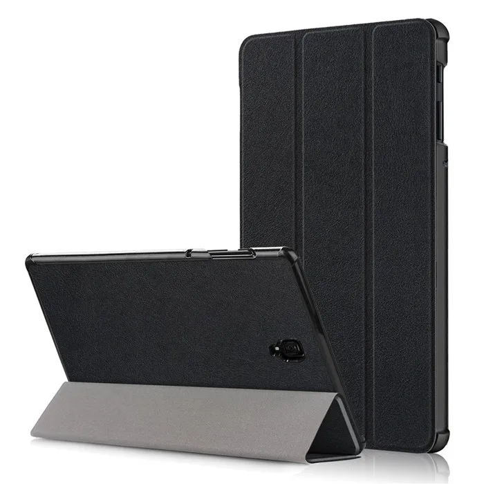 

Tempered Glass Screen Protector Film + PU Stand Cover Case for Samsung Galaxy Tab S4 10.5 SM-T830 T830 T835 T837 10.5" Tablet