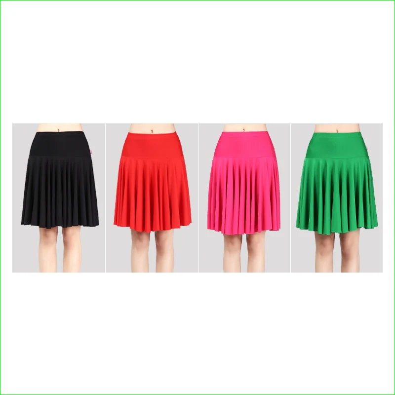 جديد المرأة تنورة رياضة الجري الرقص Boufancy قصيرة Feminino Culottes مطوي تنورة التنس للفتيات