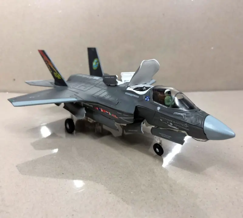 WLTK 1/72 масштаб военная модель игрушки F-35B молния II Joint Strike Fighter BF-01 STOVL литой металлический самолет модель игрушки для подарка