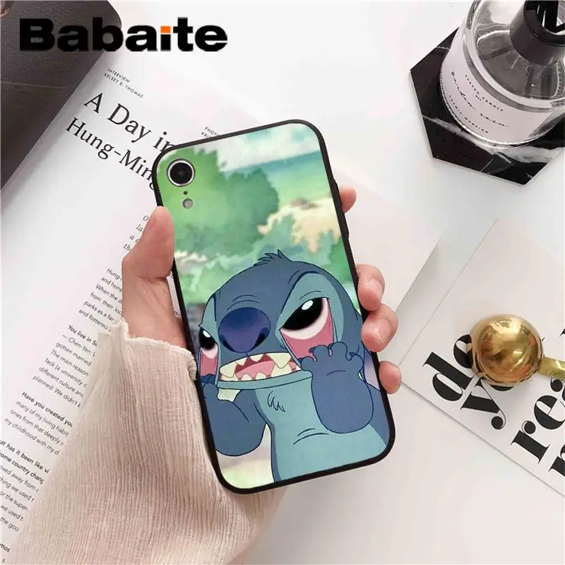 Babaite Lilo Stitch роскошный уникальный дизайн PhoneCase для iPhone 8 7 6 6S Plus X XS MAX 5 5S SE XR 10 Чехол