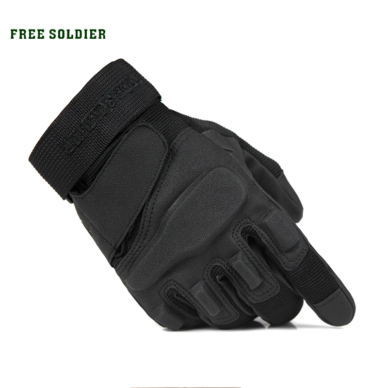 FREE SOLDIER Бесплатный солдат открытый обучение тактический износостойкой противоскользящих длинный палец / половины пальцев перчатки обновление