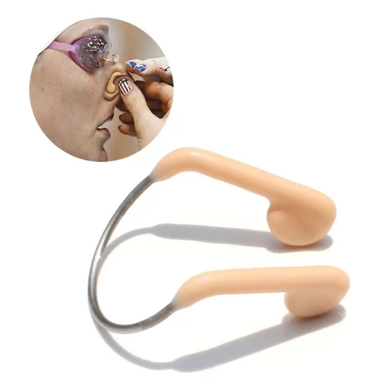 

New Swimming Nose Clip Soft Silicone Pad Waterproof Surfing Nose Plug Protector Adjustable Comfortable Unisex Swim Accessories