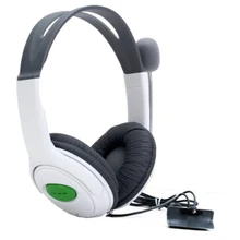 Fones de Ouvido estéreo Fones De Ouvido com microfones para o Console XBox 360 Branco