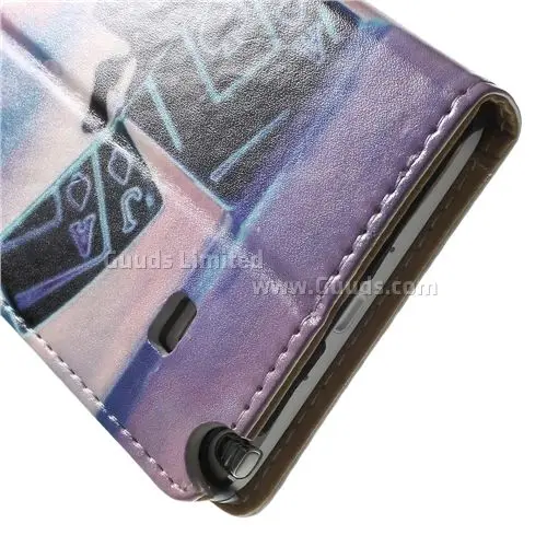 Poker Lighter Leather Flip Cover for Samsung Galaxy Note 4 N910