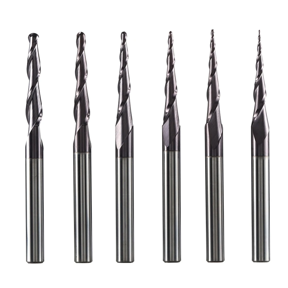Details about   HRC55 Roughing Router End Mills 3F*4*50L With Waved Edges End mills For Aluminum 