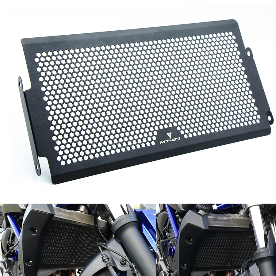 Motorcycle Cnc Aluminium Radiator Side Guard Grill Grille Cover Protector For Yamaha MT07 MT 07 Mt