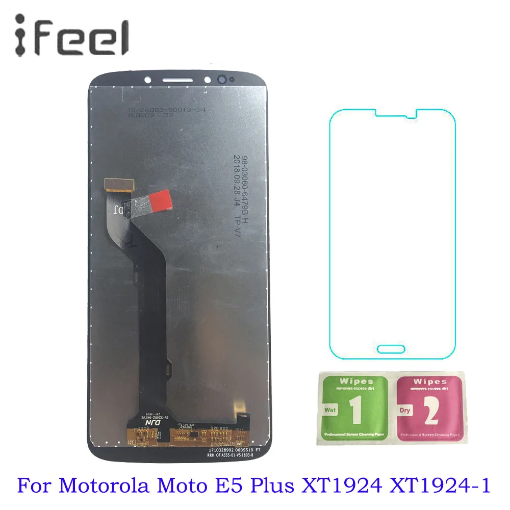 

For Motorola Moto E5 Plus XT1924 XT1924-1 XT1924-2 LCD Display Touch Screen Digitizer Assembly Screen 5.7inch Super LCD