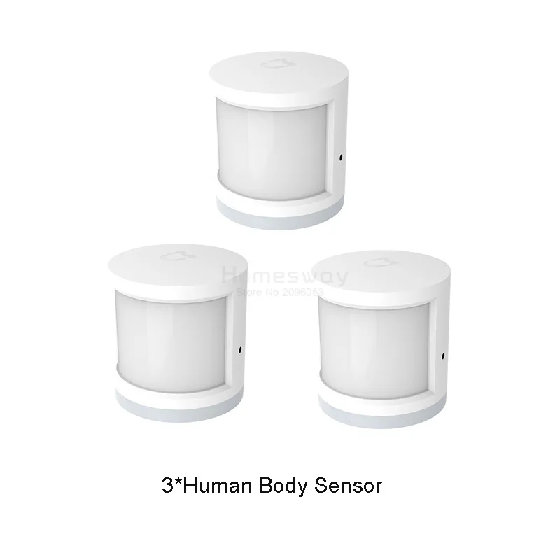 Xiaomi Mijia Умный домашний комплект Xiaomi шлюз инфракрасный датчик движения датчик человеческого тела для безопасности умного дома - Цвет: 3 Human Body Sensor