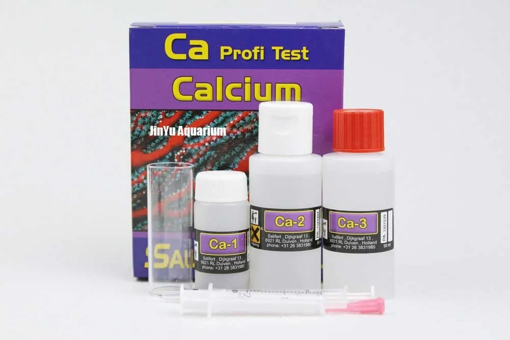 Тест-Комплект Salifert Ca calcium Cu I2 KH Mg NH4 аммиак NO2 нитрит NO3 нитрат PH PO4 Sr калий воды тест риф танк