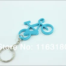 1200 шт./лот пивные брелки с открывалкой для бутылок в форме велосипеда из алюминиевого сплава можно открыть инструменты продвижение подарок
