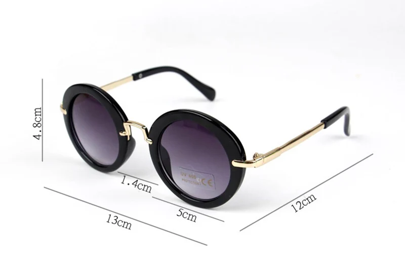 Модные круглые очки детские для девочек и мальчиков фирменные дизайнерские карамельные цвета оправа очки ретро детские солнцезащитные очки infantil de sol