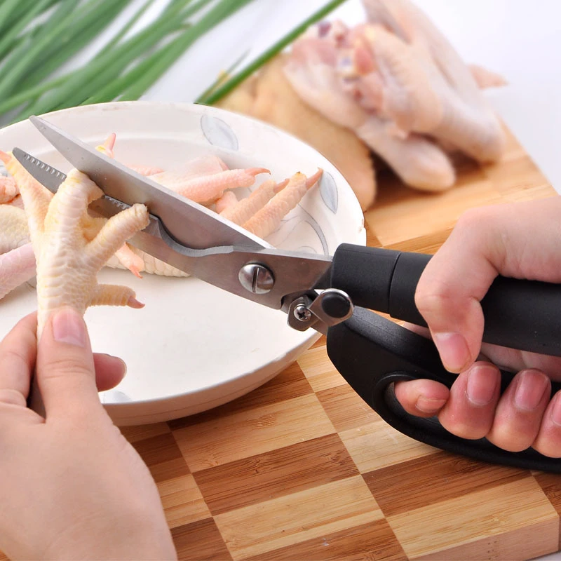 JINJIAN Strong Kitchen Scissors Cutter Knife With Thick Handle Kitchen