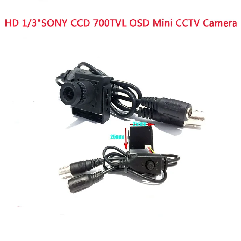 

Free Shipping HD 1/3"SONY CCD 700TVL/960H 3.6mm OSD Mini CCTV Camera For Home Security Camera Mini CCTV Security Video Camera