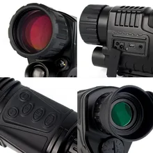 Новая модель 1," ЖК-дисплей охотничья камера Ночное видение 5x40 цифровой Монокуляр для велосипеда, тепловая зум рамки для фото и видео воспроизведения ИК cctv Камера