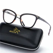 Ретро Новые Женские оправы для очков классические брендовые дизайнерские Роскошные металлические оправы женские очки "Кошка" Модные Винтажные с бокссом
