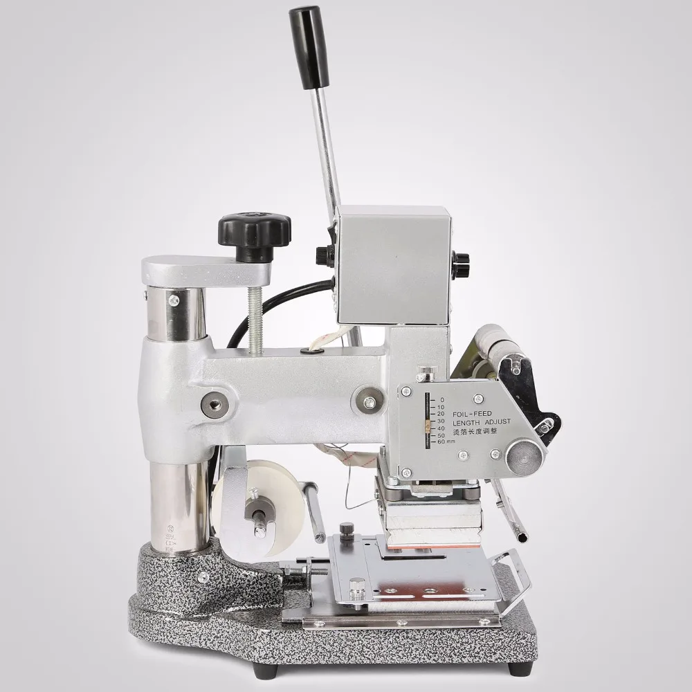 Hot Foil Stamping Printing Machine Tipper PVC Credit Card + Sliver Roll