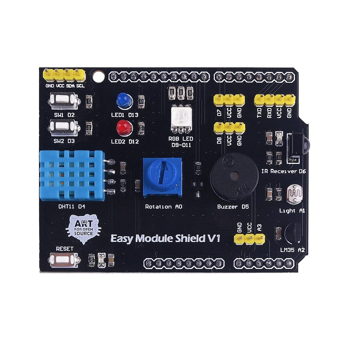 

Multifunction Expansion Board DHT11 LM35 Temperature Humidity For Arduino UNO