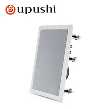 Oupushi hifi ceiling speaker 100w home theatre system indoor in wall speakers white hivi pa speakers for surround sound