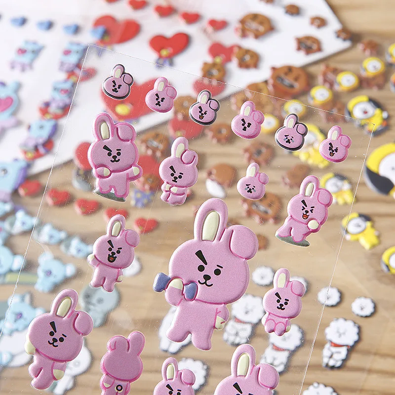 

Stickers 3D Creative Sticker toys DIY Ablum Diary Scrapbooking Label Cute Stationery WT020