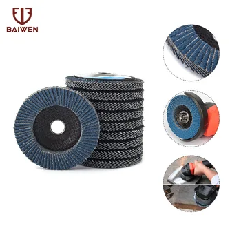 

10PCS Professional Flap Discs 100mm 4Inch Sanding Discs 60/320 Grit Grinding Wheels Blades For Angle Grinder