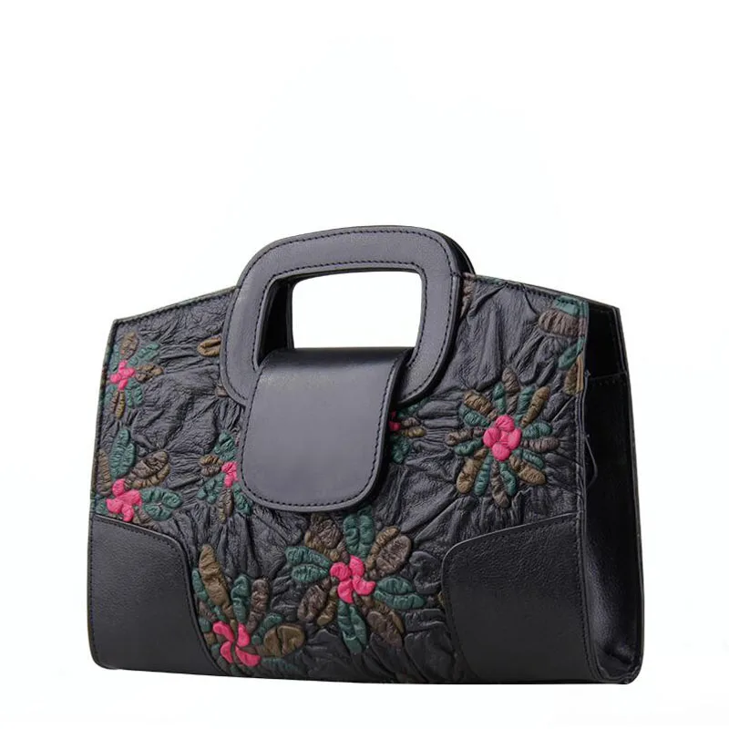 

LUOFEIHUA Genuine Leather women bags for women 2019 New Luxury Embossed Handbags Brand Bags Handbags Women Bags Designer Bags