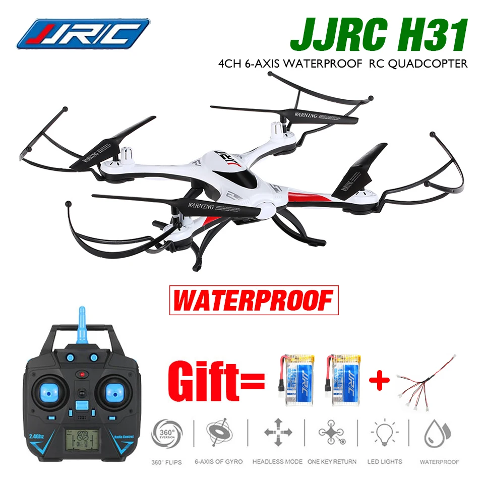 JJRC H31 Waterproof FPV Quadcopter RC font b Drone b font with WiFi Camera Or 2MP