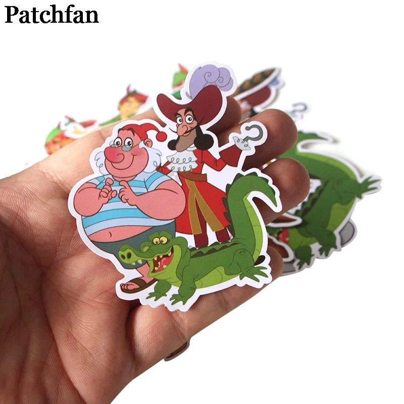 Patchfan 19 шт. Питер Пэн мультфильм забавные наклейки для скрапбукинга DIY ноутбук скейтборд мотоцикл домашние декоративные значки A2012