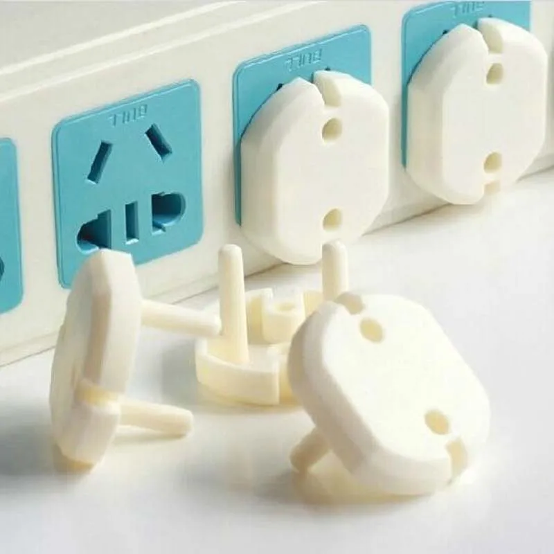 Baby Child Safety Guard Electric Shock Proof Plugs Protector Rotate Cover EU Stand Power Socket Cover Electrical Outlet 10pcs kid finger protector