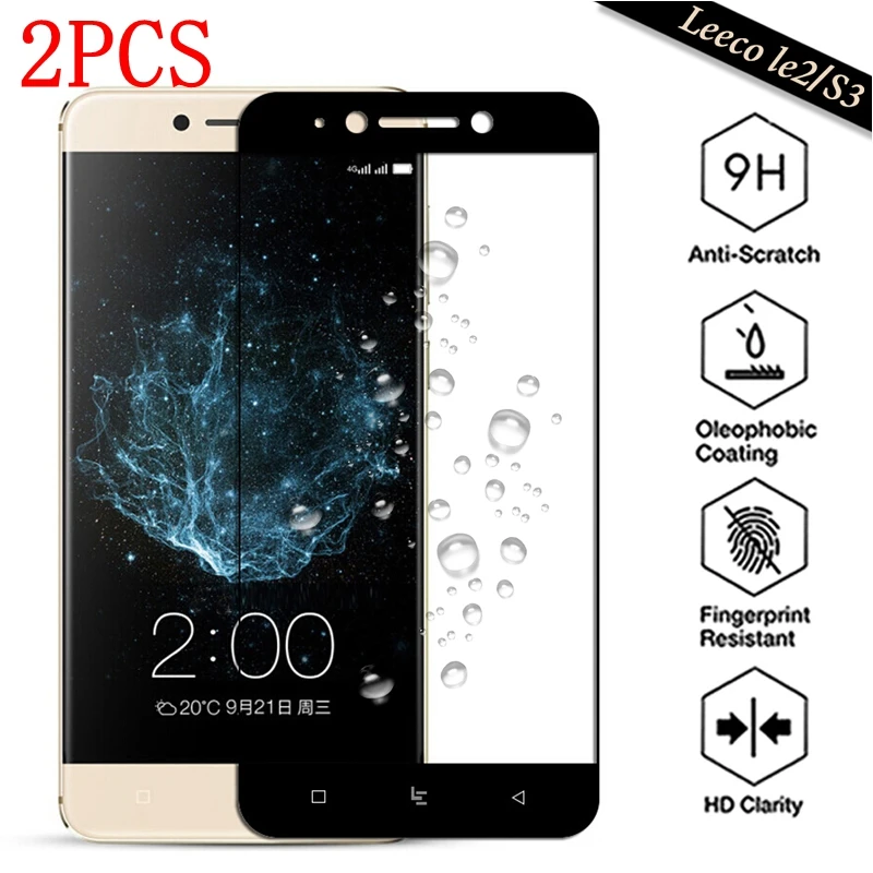 Закаленное стекло с полным покрытием для LeTV LeEco Le2 Pro X527 2 шт. защитная пленка