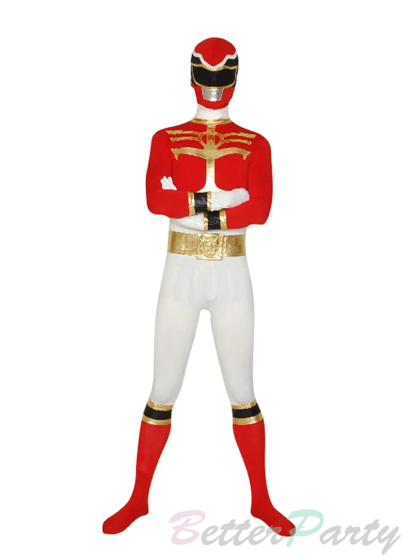 Супер Sentai серия Tensou Goseiger костюмы спандекс лайкра полный корпус