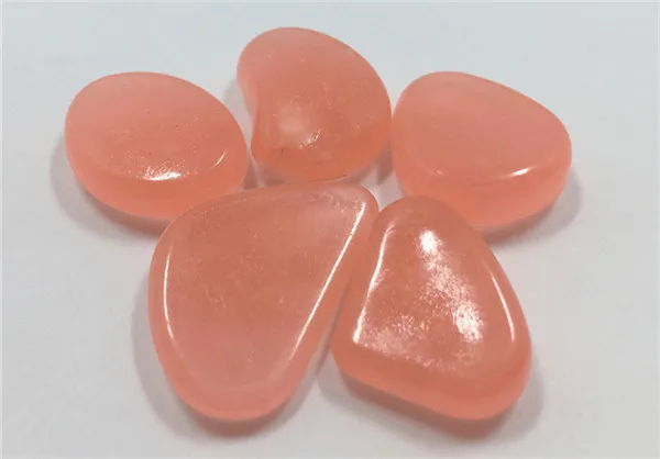 Colorful Artificial Luminous Stones 50pcs Garden Pebbles - 11