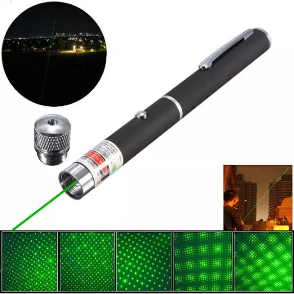 5 мВт лазерная указка 5-in-1 мощный All Star зеленый лазерный указатель ручка + брюки с принтом звезд и Кепки 3 вида цветов мощный военный лазерное