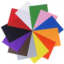 12 листов/цветов, 20X30 см, ПВХ, теплопередача винилового железа на виниловом термопрессе, режущий плоттер, HTV, футболка DIY