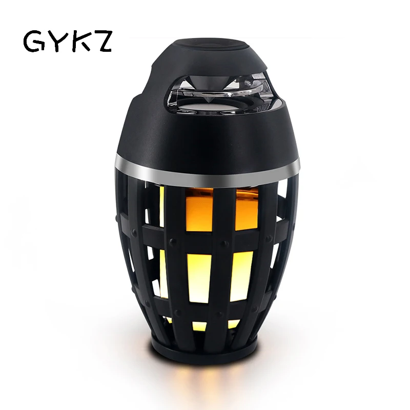

GYKZ Flame Bluetooth 4.2 Speakers Flame Lamp Subwoofer Speakers Wireless Mini Portable Originality Outdoors Loudspeaker Box