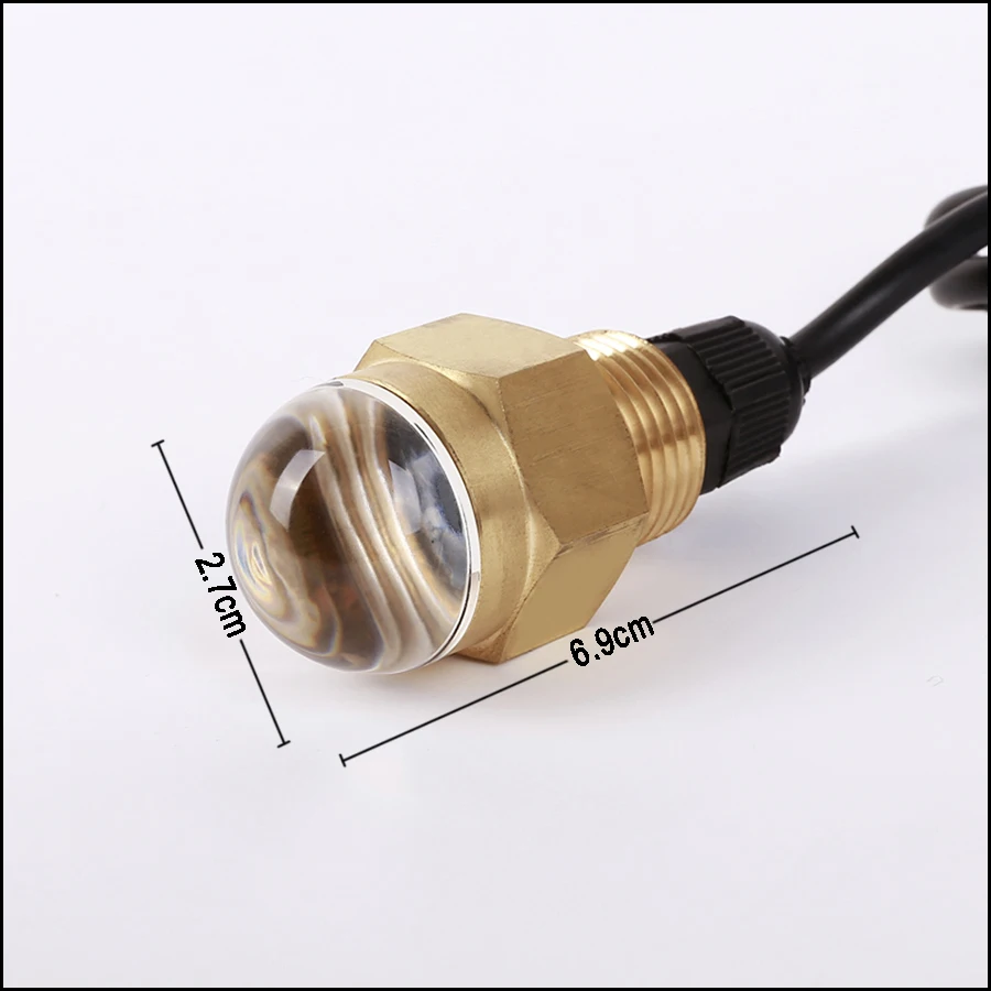 Brass Super Bright Blue 12V 9W Boat LED Light Underwater Light Marine Boat Accessories Light Lamp 12 NPT Thread-5