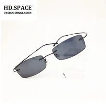 Новые модные очки для чтения без оправы, ультра-светильник, безрамные солнцезащитные очки для чтения, серые линзы, мощность от+ 1,00 до+ 6,00