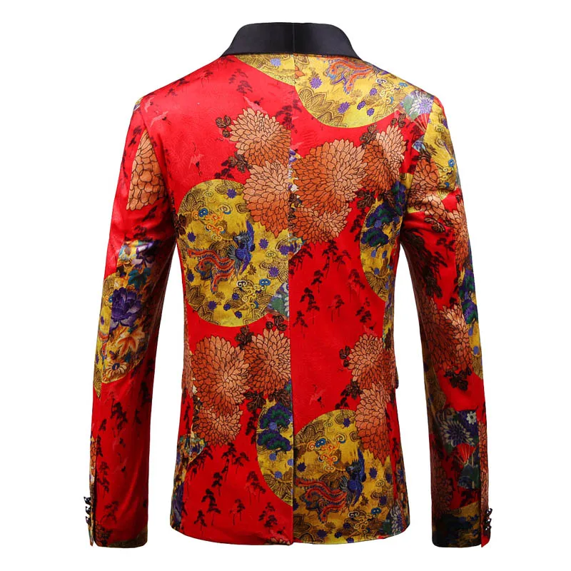 Chinese Style Men'S Suit High Quality Business Casual Fashion Trend Hosted Wedding Large Size Men'S Single West