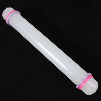 

2017 New Sale Fondant Molds Cookie Cutter Cupcake 9 Inch Non-stick White Fondant Dumplings Rolling Pin Diy Roller Tool K4059